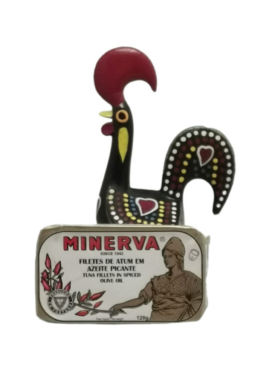 Minerva - Filetes de Atum em Azeite Picante | Tonijn Filets in Pittige Olijfolie | 120gr | SaboresDePortugal.nl