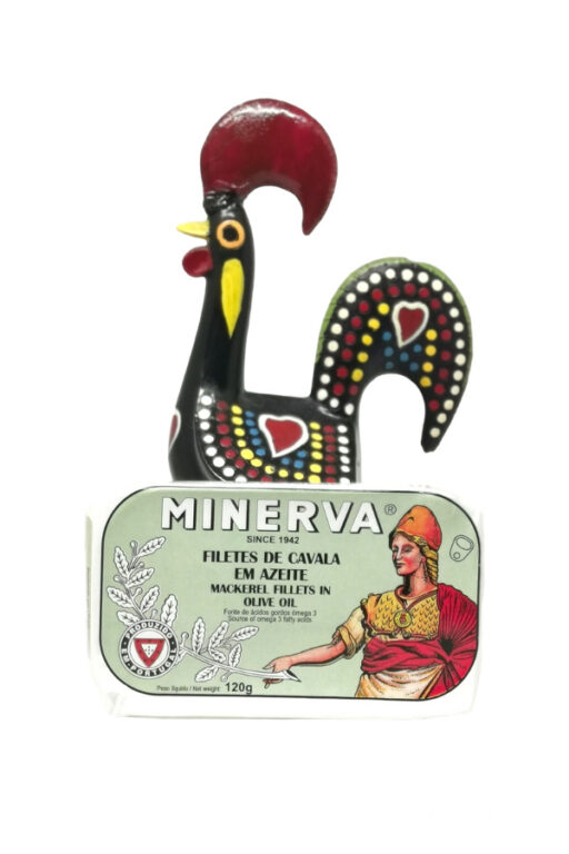 Minerva - Filetes de cavala em azeite | Makreel Filetes in olijfolie | 120gr | SaboresDePortugal.nl