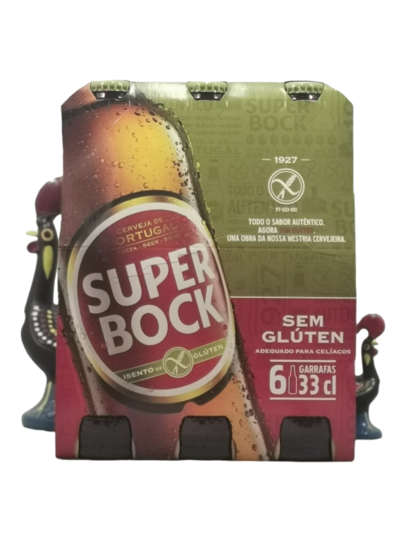Super Bock - Super Bock Sem Gluten 33cl (6 x 33cl) | SaboresDePortugal