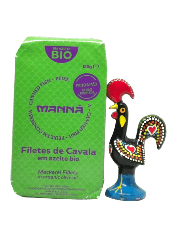 Manna - Filetes de Cavala em Azeite Bio | SaboresDePortugal.nl
