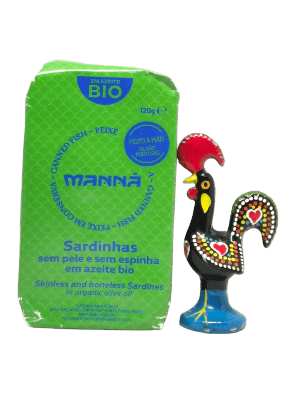 Manna - Sardinhas Sem Pele e Sem Espinha em Azeite Bio | 120gr