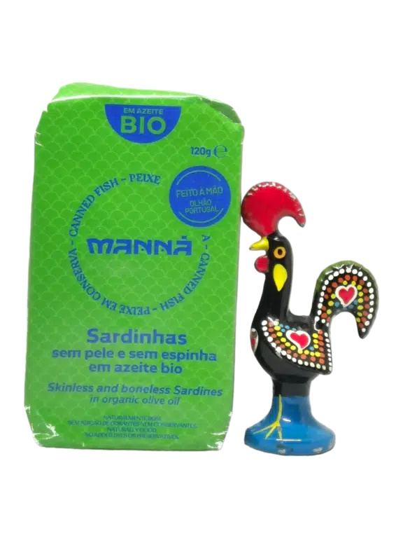 Manna - Sardinhas Sem Pele e Sem Espinha em Azeite Bio | 120gr