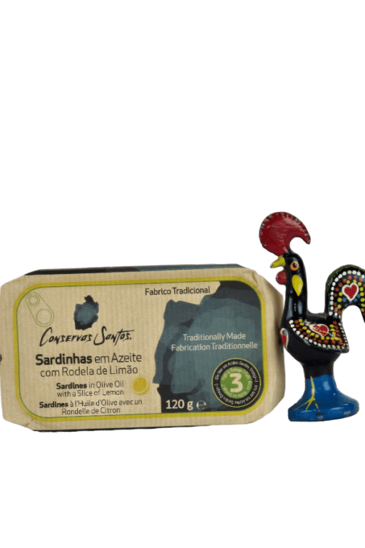 Conservas Santos – Sardinhas em Azeite com Rodela de Limão | SaboresDePortugal